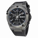 IWC Ingenieur Chronograph Black Dial Black Rubber Men's Watch IW376501