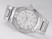 IWC Ingenieur Midsize IW451501 Stainless Steel Case Round White Dial Watch