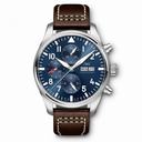 IWC Pilot Midnight Blue Dial Automatic Men's Chronograph Watch IW377714
