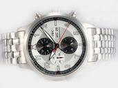 IWC Pilots Spitfire Chronograph IW371705 Stainless Steel Case 43mm White Dial Watch