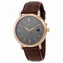 IWC Portofino Automatic Grey Dial Brown Leather Strap Men's Watch IW356511