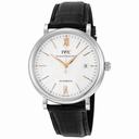IWC Portofino Silver-Plated Dial Automatic Men's Watch IW356517