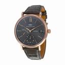 IWC Portofino Hand Wind Grey Dial 18 kt Rose Gold Men's Watch 5101-04