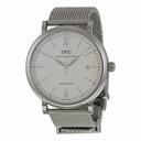 IWC Portofino Silver Dial Stainless Steel Mesh Men's Watch IW356507