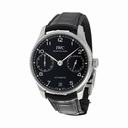 IWC Portugieser Automatic Black Strap Men's Watch IW500703