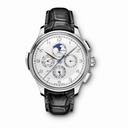 IWC Portugieser Perpetual Calendar Silver-Plated Dial Platinum Automatic Men's Watch IW377601