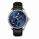 IWC Portugieser Perptual Calendar Double Moonphase 18K White Gold Men's Watch 5034-01