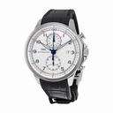 IWC Portugieser Yacht Club Silver DIal Black Alligator Leather Men's Watch 3902-16