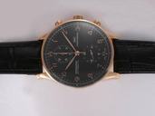 IWC Portuguese Chrono-Automatic IW371415 Automatic 40mm Black Dial Watch