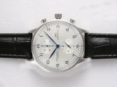 IWC Portuguese Chrono-Automatic IW371417 White Dial Round Watch
