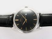 IWC Portuguese IW3563 Stainless Steel Bezel Black Cow Leather Strap Watch
