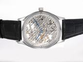 IWC Portuguese Minute Repeater Squelette IW524104 White Dial Black Cow Leather Strap 42mm Watch