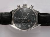 IWC Portuguese Perpetual Calendar II IW502218 Black Dial 43mm Stainless Steel Case Watch
