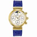 IWC Small Da Vinci 18kt Yellow Gold Moonphase Blue Ladies Watch IW373604