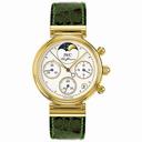 IWC Small Da Vinci 18kt Yellow Gold Moonphase Green Ladies Watch IW373602