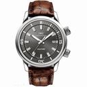 IWC Vintage Aquatimer Slate Grey Dial 18kt White Gold Brown Leather Men's Watch IW323104