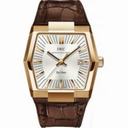 IWC Vintage Da Vinci Silver Dial 18kt Rose Gold Brown Leather Men's Watch IW546103
