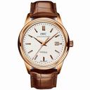 IWC Vintage Ingenieur Silver Dial 18kt Rose Gold Brown Leather Men's Watch IW323303