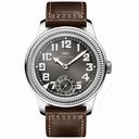 IWC Vintage Pilot Grey Dial 18kt White Gold Brown Leather Men's Watch IW325404