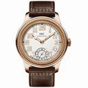 IWC Vintage Pilot Silver Dial 18kt Rose Gold Brown Leather Men's Watch IW325403