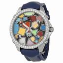 Jacob and Company Five Time Zone Diamond-Accented Multi-Colored Dial Unisex Watch JCM113DA