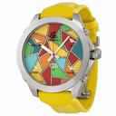 Jacob and Company Five Time Zone Diamond Accented Multi-Colored Dial Men's Watch JC117DA
