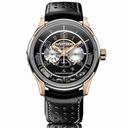 Jaeger LeCoultre AMVOX Black Dial 18kt Rose Gold Black Leather Men's Watch Q192H47A