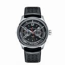 Jaeger LeCoultre AMVOX2 Transponder Black Dial Black Leather Men's Watch Q192T480