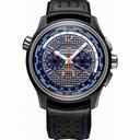Jaeger LeCoultre Amvox5 Grey and Blue Dial GMT Men's Watch Q193J480
