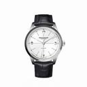 Jaeger LeCoultre Geophysic Automatic White Dial Black Leather Men's Watch Q8008520