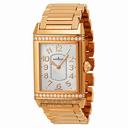 Jaeger LeCoultre Grande Reverso Silver Dial 18kt Rose Gold Ladies Watch Q3202121