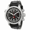 Jaeger LeCoultre Master Compressor Automatic Black Dial Black Leather Men's Watch Q1768421