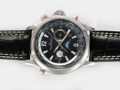 Jaeger-Lecoultre Master Compressor Diving Chronograph 186T770 Black Dial Round Automatic Watch