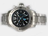 Jaeger-Lecoultre Master Compressor Diving Chronograph Lady 1888120 46mm Black Dial Watch
