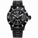 Jaeger LeCoultre Master Compressor Diving GMT Black Dial Ceramic Diamond Ladies Watch Q189C770