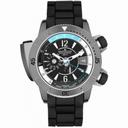 Jaeger LeCoultre Master Compressor Diving Pro Geographic Black Dial Rubber Men's Watch Q185T770