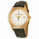 Jaeger LeCoultre Master Control Automatic Ivory Dial Leather Men's Watch Q1542520