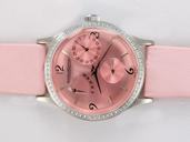 Jaeger-Lecoultre Master Control Reserve de Marche 1488406 Pink Dial Round Automatic Watch