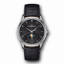 Jaeger LeCoultre Master Ultra Thin Moon Black Dial Automatic Men's Watch Q1368470