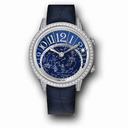 Jaeger LeCoultre Rendez-Vous Celestial Blue Dial Alligator Leather Automatic Ladies Watch Q3483590