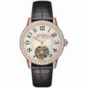 Jaeger LeCoultre Rendez-Vous Tourbillon Night & Day Silver Sunburst Dial Ladies Watch Q3412407