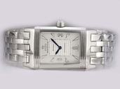 Jaeger-Lecoultre Reverso Classique 2501110 White Stainless Steel Strap Mens Watch
