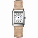 Jaeger LeCoultre Reverso Classique White Dial Beige Leather Ladies Watch Q2518410
