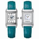 Jaeger LeCoultre Reverso Duetto Classique Silver Dial Automatic Ladies Watch Q2568403