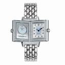 Jaeger LeCoultre Reverso Duetto Mother of Pearl 18kt White Gold Ladies Watch Q2663101