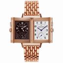 Jaeger LeCoultre Reverso Duo 18kt Rose Gold Men's Watch Q2712110