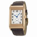 Jaeger LeCoultre Reverso Grande Classique 976 Silver Dial Brown Leather Men's Watch Q3732520