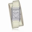 Jaeger LeCoultre Reverso Joaillerie Grande Reverso Ultra Thin Duetto Duo Silver Dial Automatic Ladies Watch Q330842J