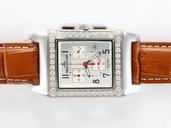 Jaeger-Lecoultre Reverso Squadra Chronograph GMT 7018620 Mens Rectangle Watch