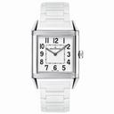 Jaeger LeCoultre Reverso Squadra Classic White Dial Rubber Ladies Watch Q7068720